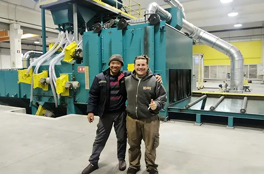 Oceania Pass Through Shot Blasting Machine