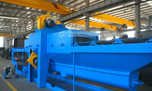 wire mesh belt shot blasting machine
