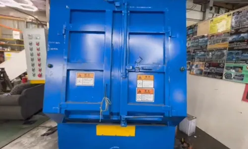 rubber belt shot blasting machine