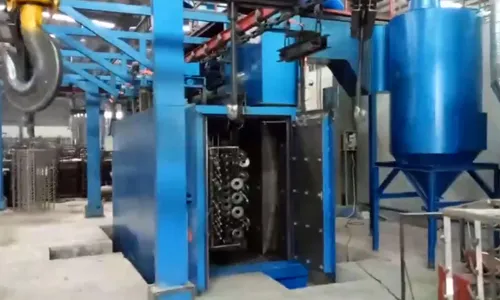 hanging chain shot blasting machine