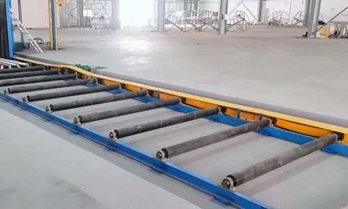 Q6920 through-type shot blasting machine shot blasting effect