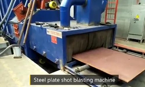 steel plate shot blasting machine