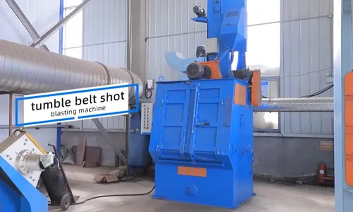tumble belt shot blasting machine