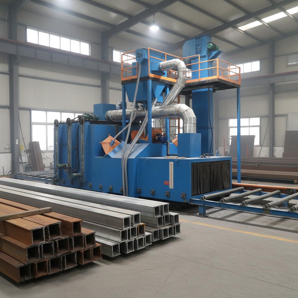 Roller Conveyor Shot Blasting Machine Roller Conveyor Shot Blasting Machine