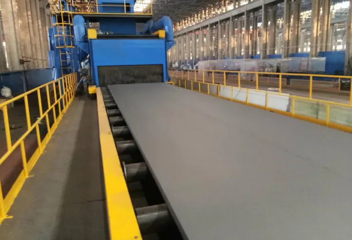 Q6912 Roller conveyor Shot Blasting Machine Shipped to the Middle East