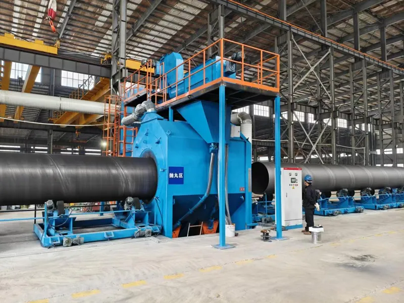 Shot Blasting Machine in Pipe Surface Treatment