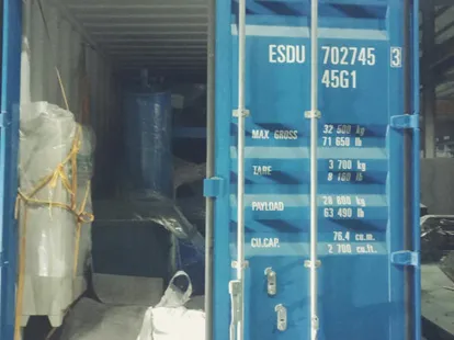 Q6912 Roller conveyor Shot Blasting Machine Shipped to the Middle East