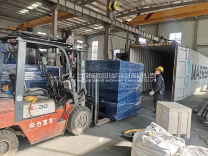 Q6914 Roller Conveyor Shot Blasting Machine Successfully Shipped to South America